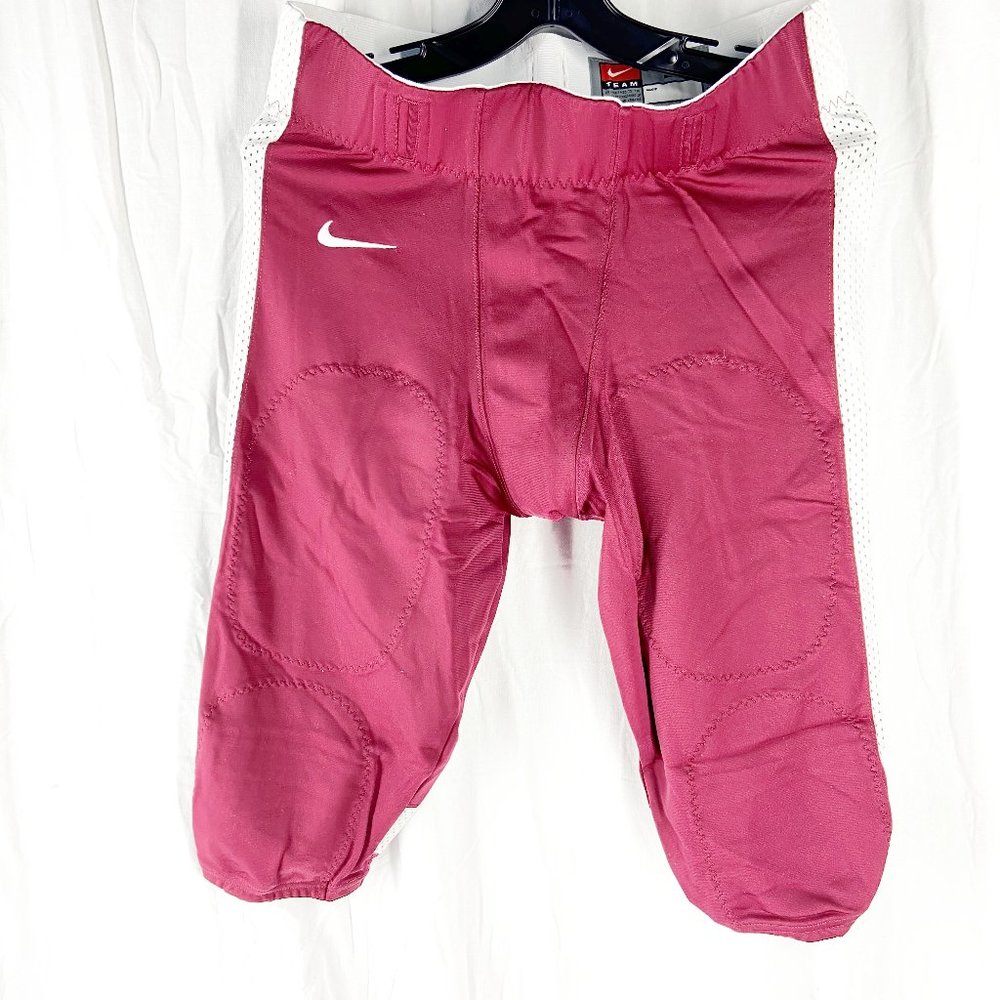 Nike Men's Dark Red Football Shorts Size L